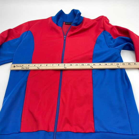 BURTON Mens Jacket Size L Blue Red Cotton Blend Lightweight Full Zip Snowboard - Picture 6 of 7